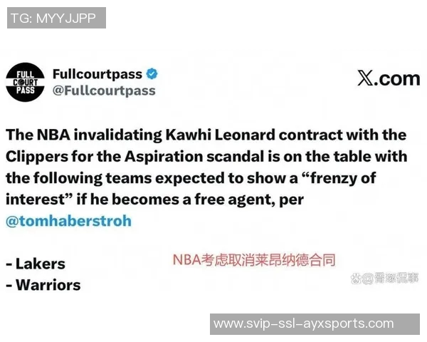 莱昂纳德轮休引发热议快船队被联盟正式警告处理措施 莱昂纳德轮休引发热议快船队被联盟正式警告处理措施